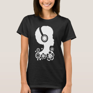 Dj African American Dance Mix Radio Disc Jockey De T-Shirt