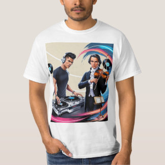 DJ and guitar colour shirt