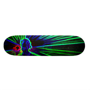 DJ and Laser Lights skateboard