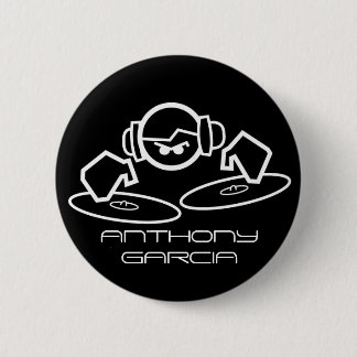dj, ANTHONY GARCIA 6 Cm Round Badge