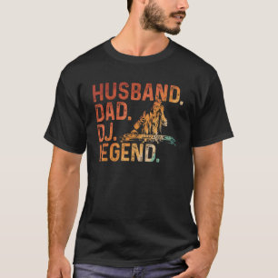 DJ Art For Husband Dad Music Producer Disc Jockey T-Shirt