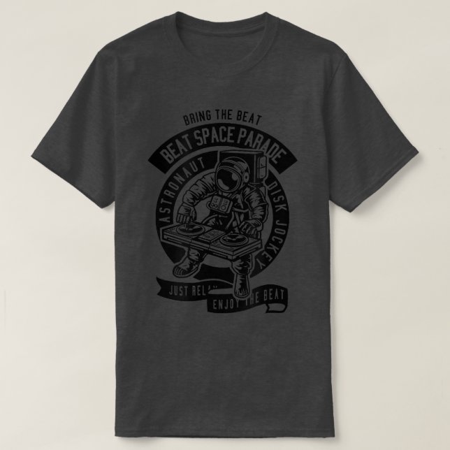 DJ Astronaut  T-Shirt (Design Front)
