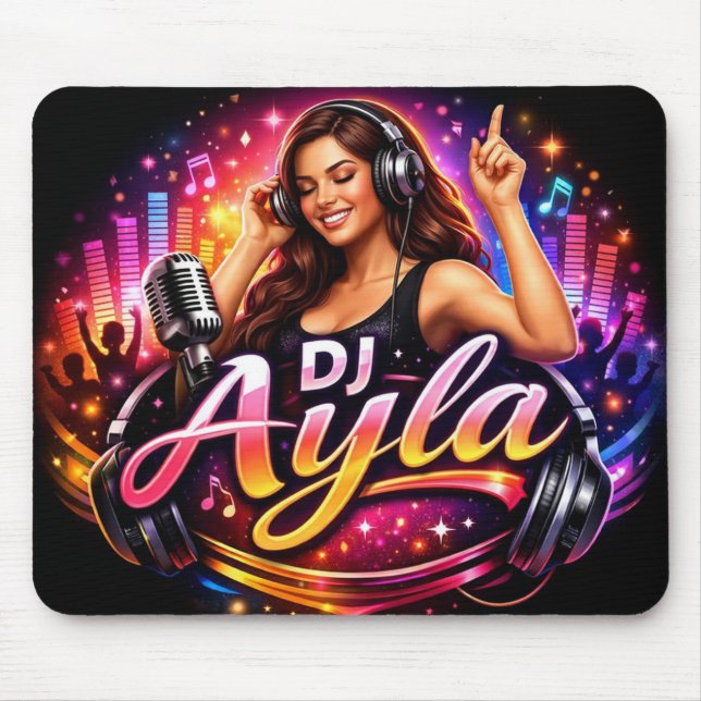 DJ AYLA 2 MOUSE PAD (Front)