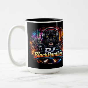 DJ BLACKPANTHER 2 Two-Tone COFFEE MUG