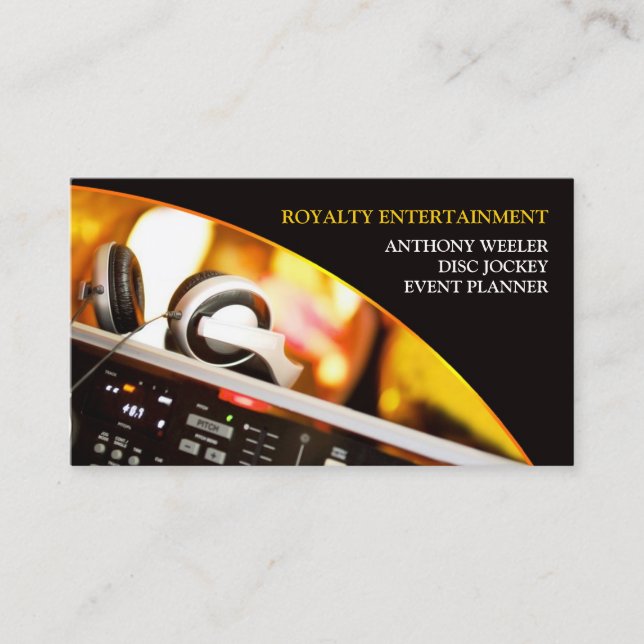 DJ Business Card (Front)