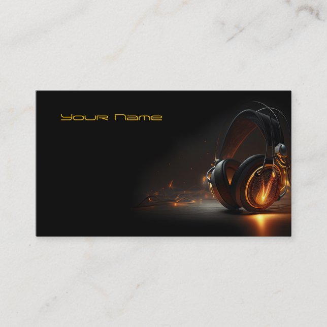 DJ  Business Card (Front)