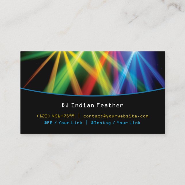 DJ Business Card (Front)