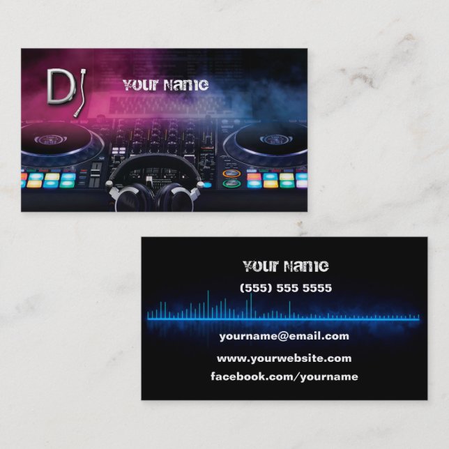 DJ  Business Card (Front/Back)
