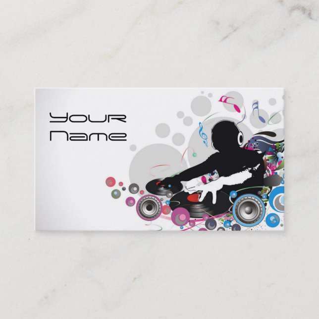 DJ  Business Card (Front)