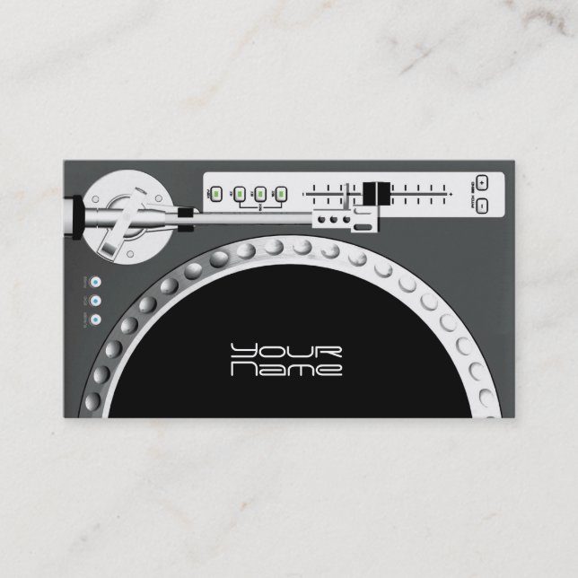 DJ  Business Card (Front)
