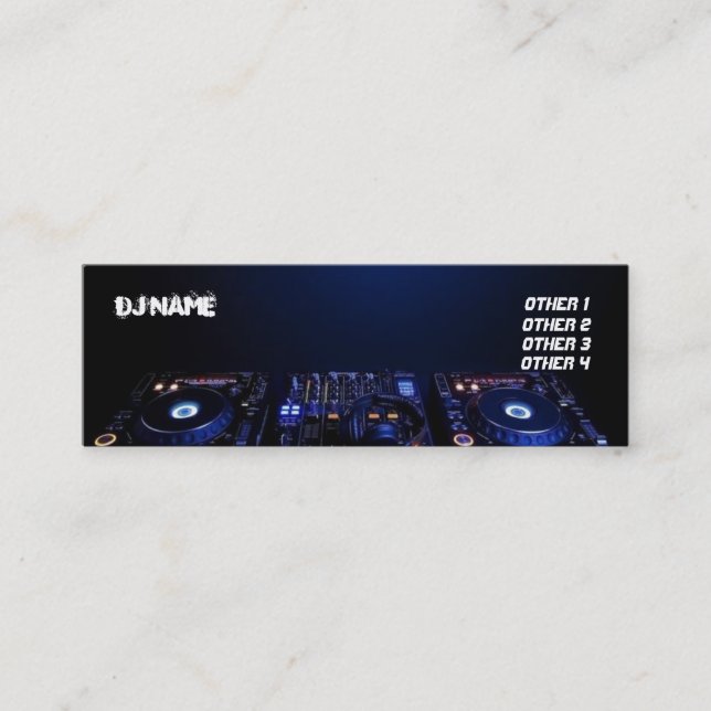 DJ Business Card (Front)