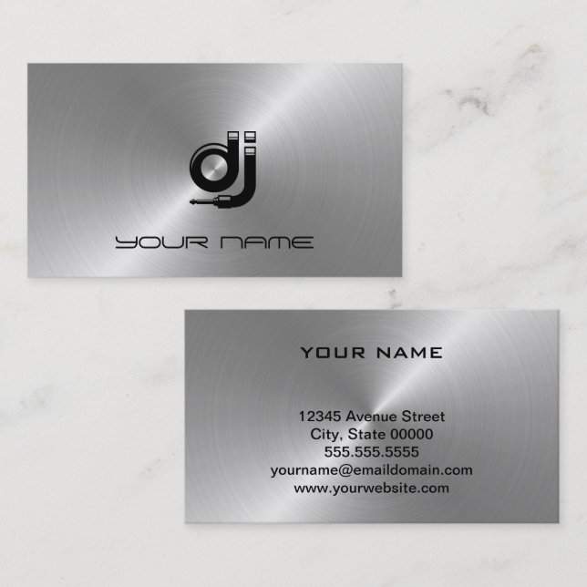 DJ  Business Card (Front/Back)