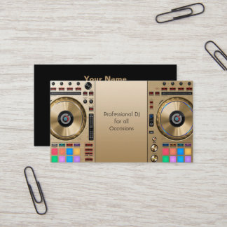 DJ  Business Card