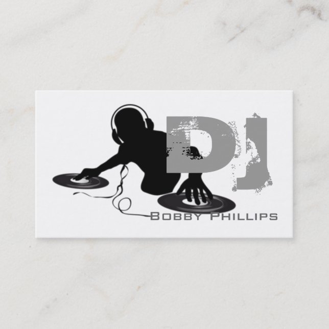 Dj business card (Front)
