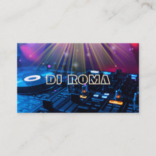 DJ BUSINESS CARD
