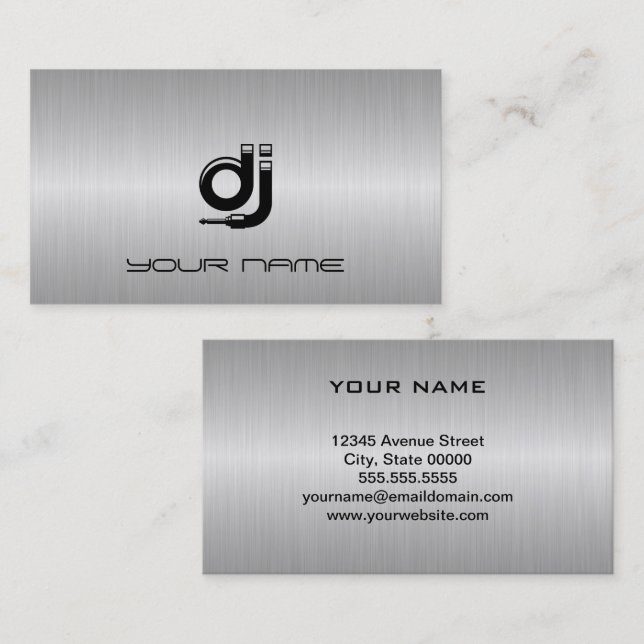 DJ  Business Card (Front/Back)