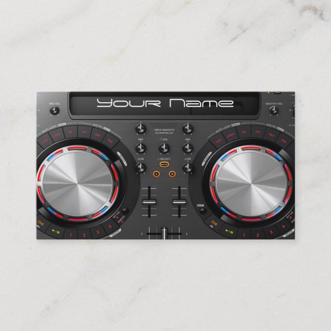 DJ  Business Card (Front)