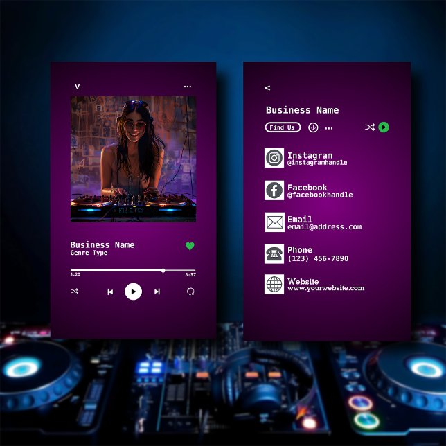 DJ BUSINESS CARD (Creator Uploaded)