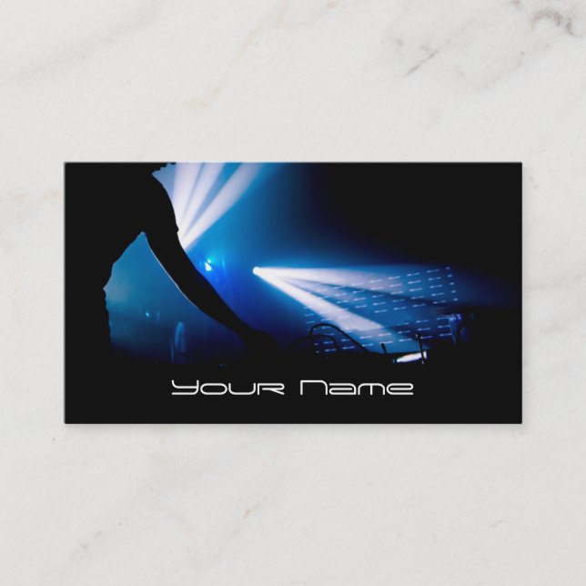 DJ  Business Card (Front)