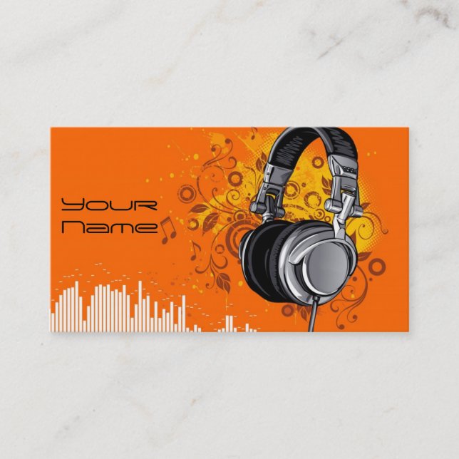 DJ  Business Card (Front)