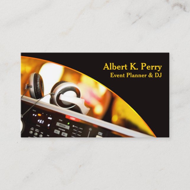 DJ Business Card (Front)