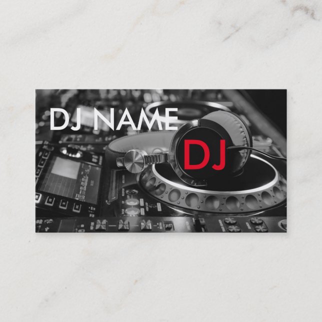 dj business card (Front)