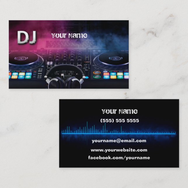 DJ  Business Card (Front/Back)