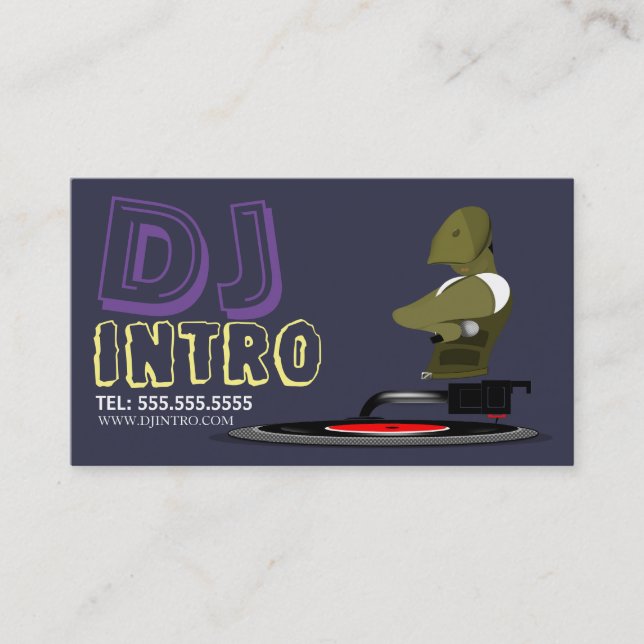 DJ Business Card (Front)