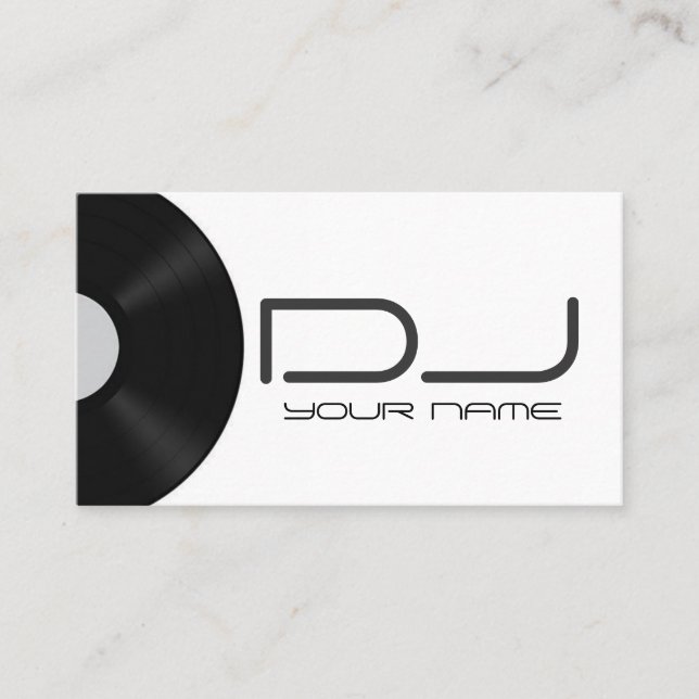 DJ Business Card (Front)