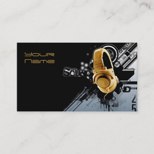 DJ  Business Card (Front)