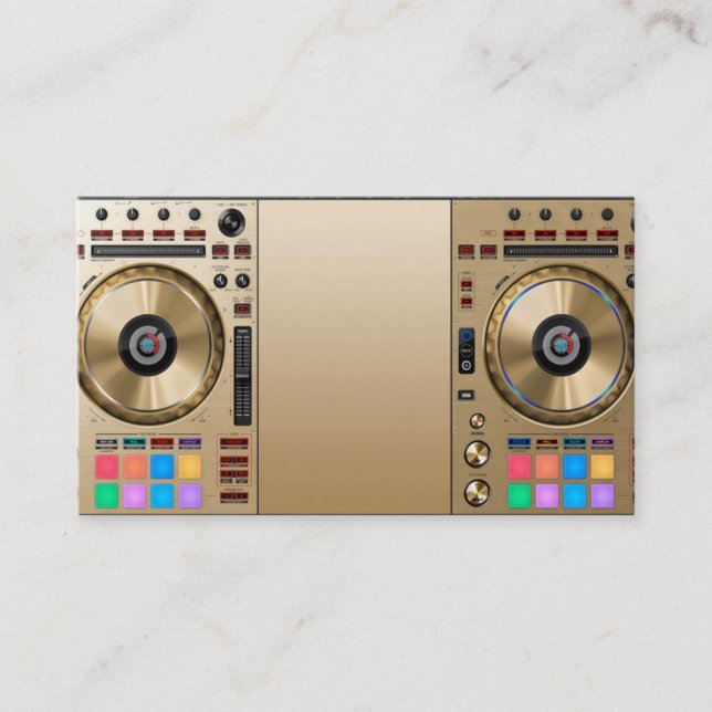 DJ  Business Card (Front)