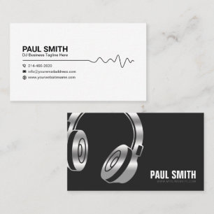 DJ Business Card, DJ Event Service, Entertainment Business Card