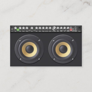 DJ Business Card Loud Speakers