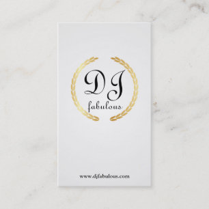 DJ - business cards