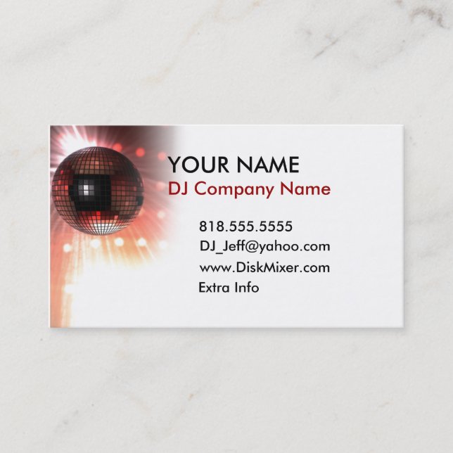DJ Business Cards 01 (Front)