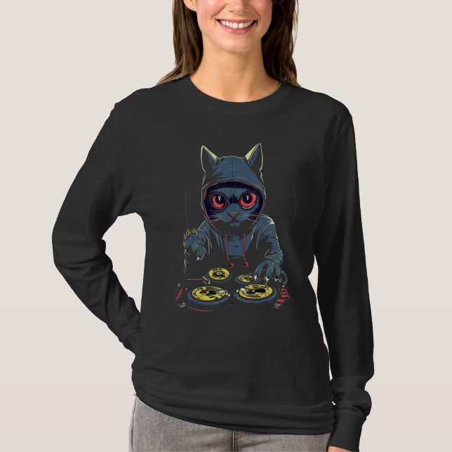 Dj Cat T-Shirt (Front)