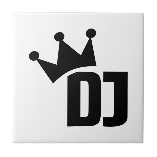 DJ champion winner Ceramic Tile (Front)