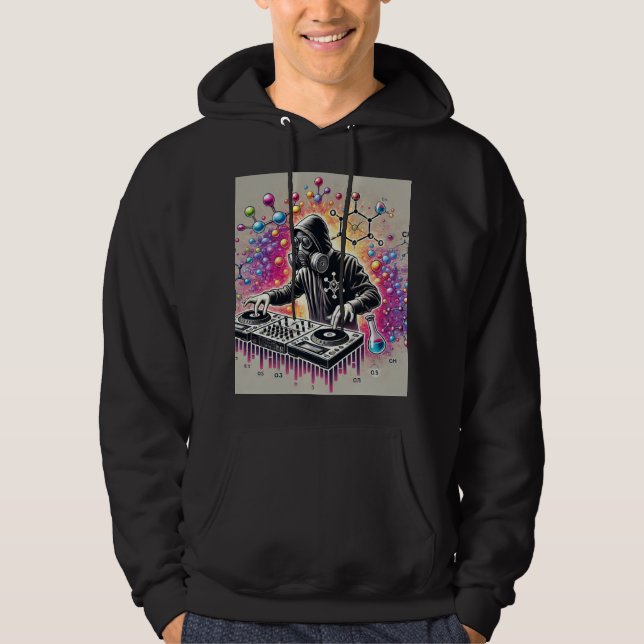 DJ Chemist: Mixing Beats T-Shirt Design Hoodie (Front)