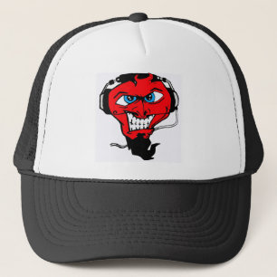 DJ CHRIS DIABLO - DEVIL LOGO 1 TRUCKER HAT