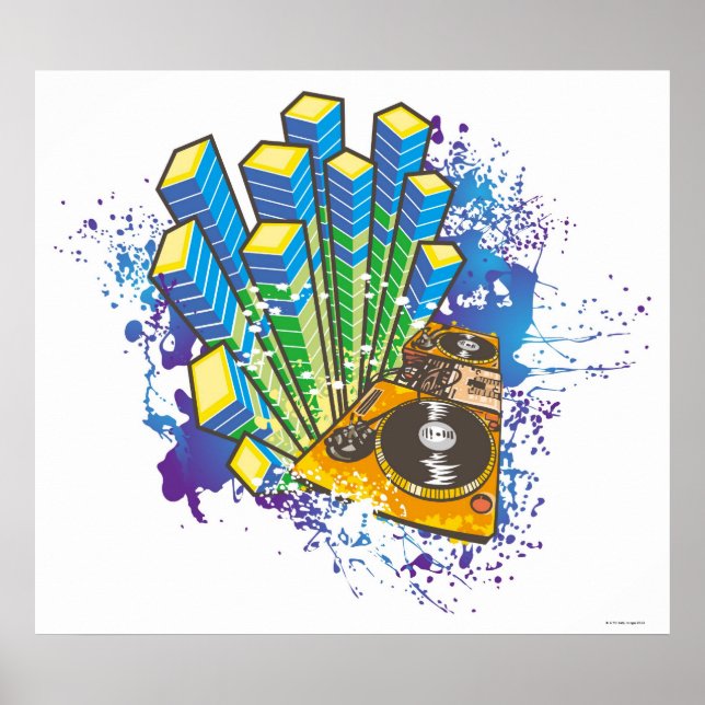 DJ Control Panel Poster (Front)