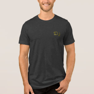 DJ cool T charcoal black Tri-Blend Shirt