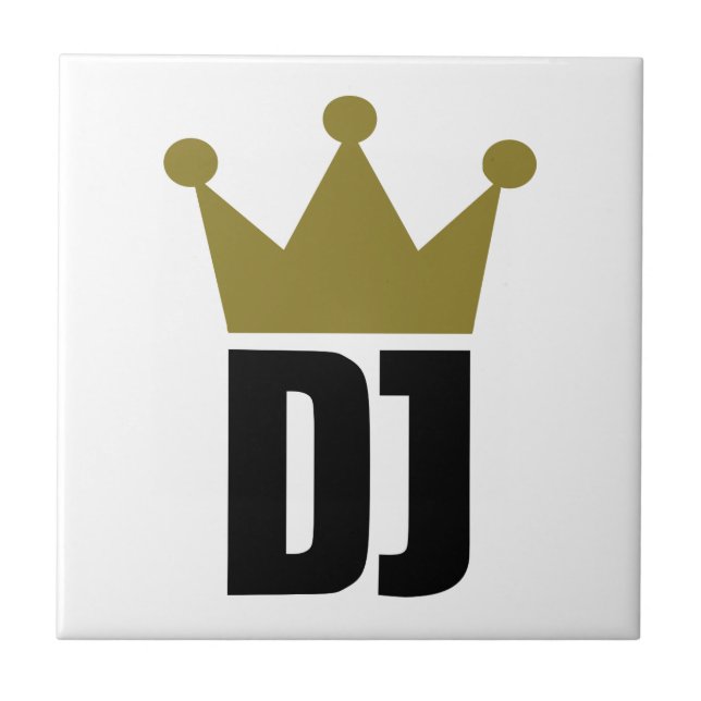 Dj crown champion ceramic tile (Front)