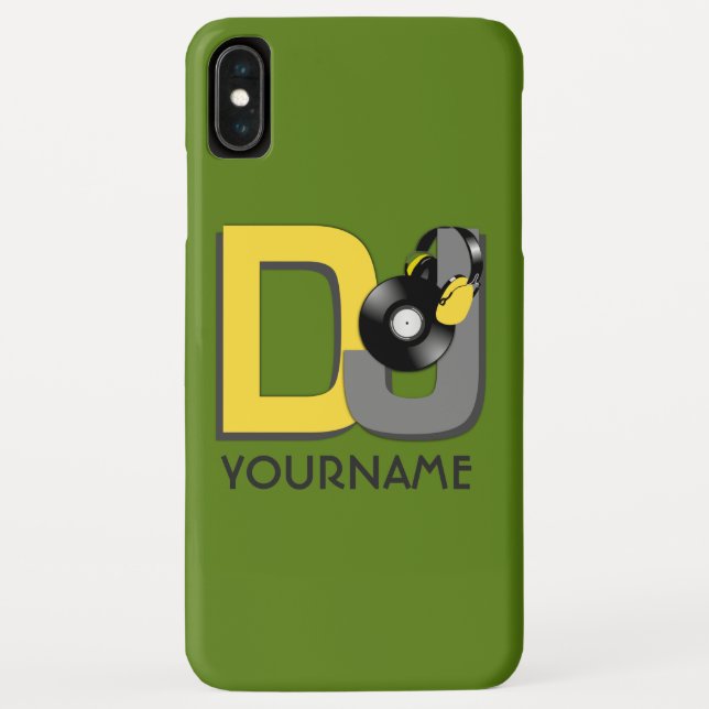 DJ custom colour & monogram cases (Back)
