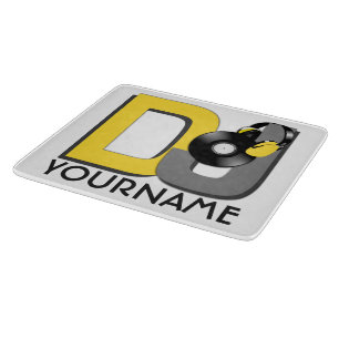 DJ custom colour & monogram cutting board