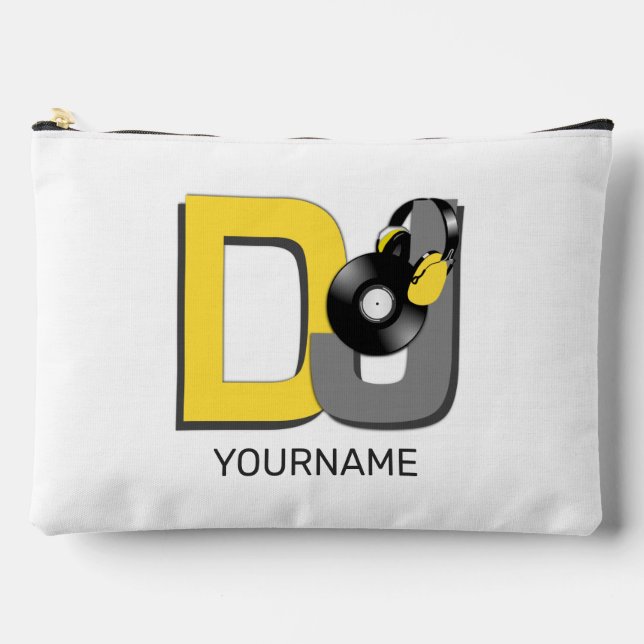 DJ custom name Accessory Pouch (Front)