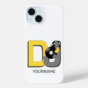 DJ custom name iPhone 15 Case