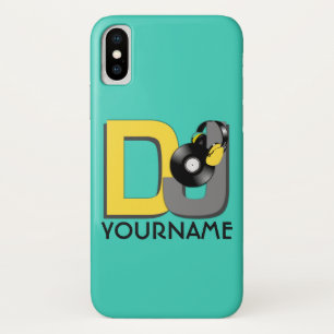 DJ custom name & colour phone cases