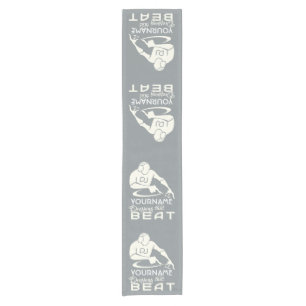 DJ custom name & colour table runners