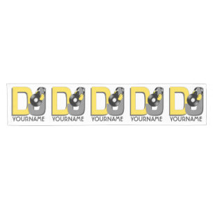 DJ custom name table runner