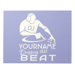 DJ custom notepad